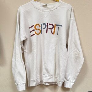 Esprit Multicolor Logo Crewneck Sweater
